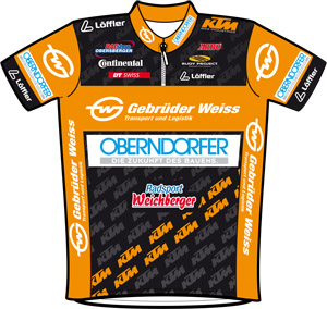 Tímové tričko Arbö Gebrüder Weiss - Oberndorfer