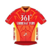 Tímové tričko China 361° Cycling Team