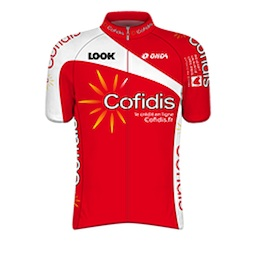 Tímové tričko Cofidis, Solutions Crédits