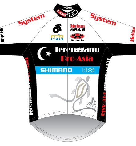 Tímové tričko Terengganu Cycling Team