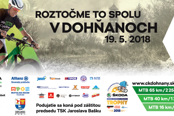 Pozývame na 2. ročník Škoda Dohňany-Púchov Trophy maratón v Dohňanoch