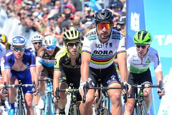 Peter Sagan bol opäť na pódiu, v piatej etape Okolo Kalifornie obsadil tretie miesto