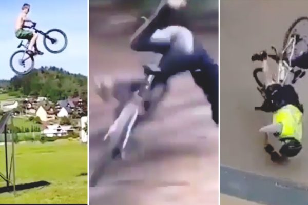 Keď to neviete robiť, tak to nerobte. Pozrite si päť krásnych bicyklových failov