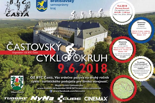 Častovský cyklookruh pokračuje tretím ročníkom