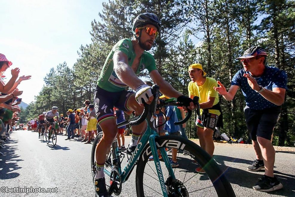 Sagan bol opäť v úniku a pracoval pre Majku, zelený dres si oblečie v ďalšej etape už po stýkrát