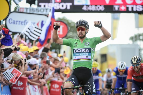 Peter Sagan predviedol skvelý šprint a vyhral piatu etapu Tour de France
