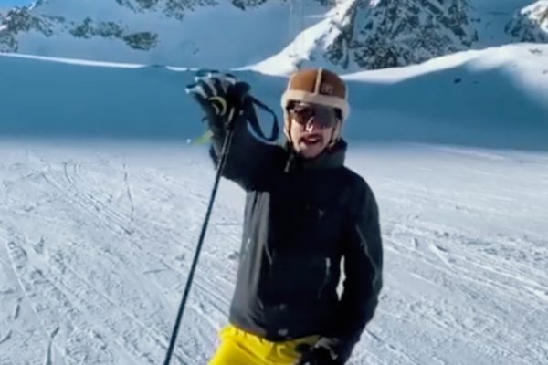  Video: Sagan trénuje aj na lyžiach a všetkým želá šťastný nový rok