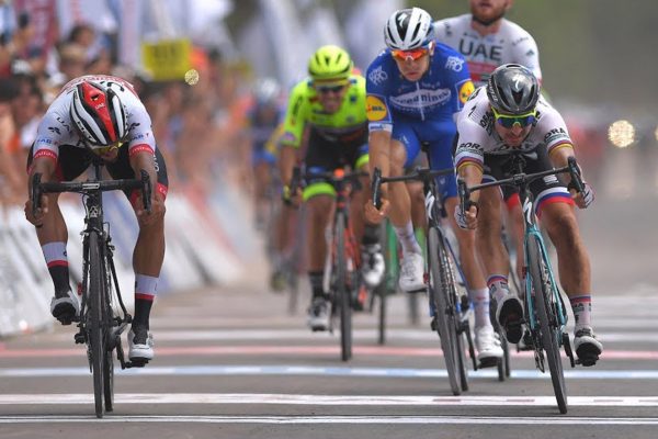 Sagan skončil druhý v 4. etape Vuelta a San Juan, na cielovej čiare nestačil na Gaviriu