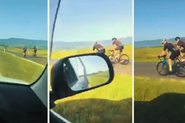  Video: Vodič sa natočil, ako vulgárne vynadal cyklistom. Nevedel však, že sú to policajti