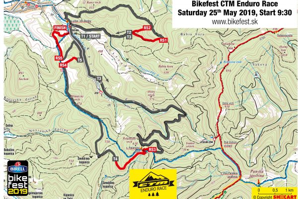Birell Bikefest 2019: Pozrite si detaily trate a mapu CTM Enduro Race