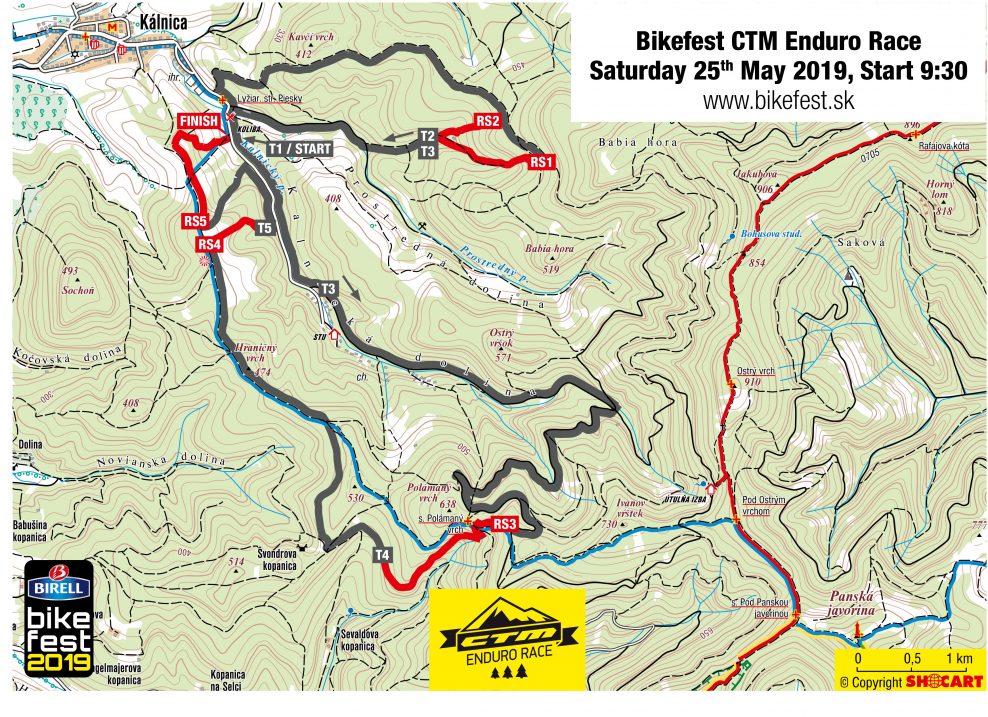 Birell Bikefest 2019: Pozrite si detaily trate a mapu CTM Enduro Race