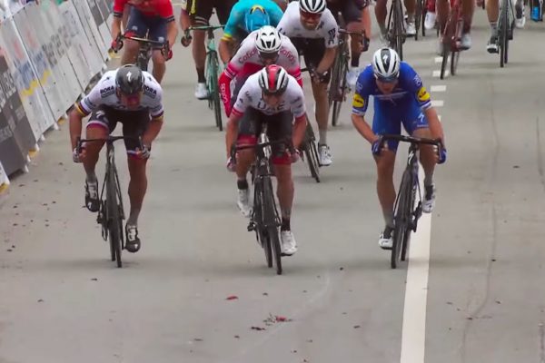 Sagan skončil tretí v 4. etape Okolo Kalifornie a opäť si oblečie zelený dres