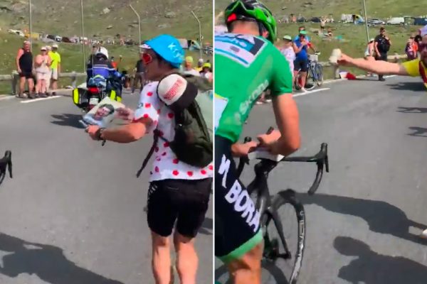  Video: Sagan podpísal fanúšikovi knihu počas náročného stúpania na Tourmalet