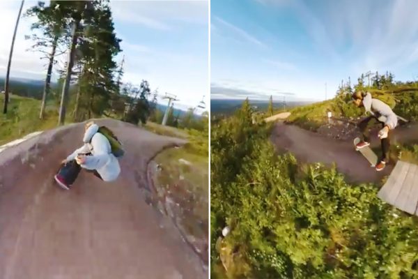  Video: Ako to vyzerá, keď sa chcete povoziť na skateboarde, ale žijete v horách