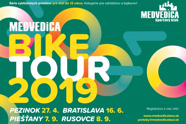 Posledné dve kolá Medvedica Bike Tour 2019 budú v Piešťanoch a Rusovciach