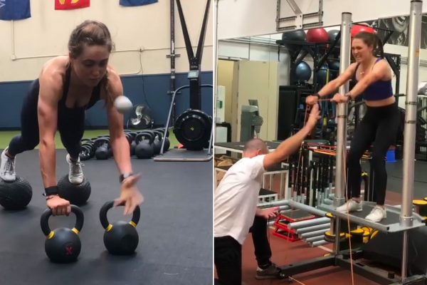  Video: Bizarné cviky cross-country pretekárky Kate Courtney