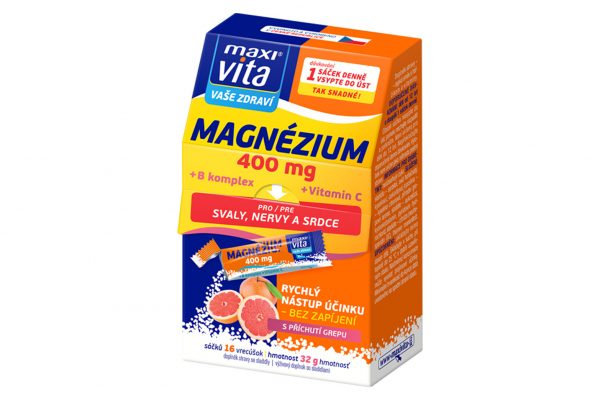 Novinka: MaxiVita Magnézium Stick pack