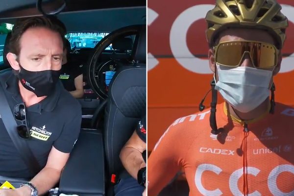  Video: Greg Van Avermaet si uťahuje zo športového riaditeľa Mitchelton-SCOTT, ktorý nevedel vysloviť jeho meno