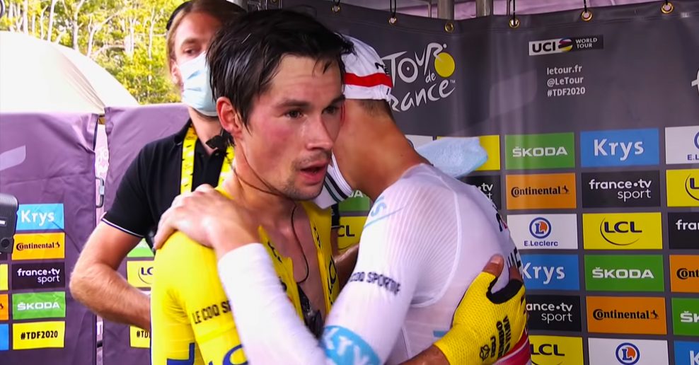 Ako Primož Roglič pri&scaron;iel o v&iacute;ťazstvo na Tour de France v časovk&aacute;rskom s&uacute;boji s Pogačarom