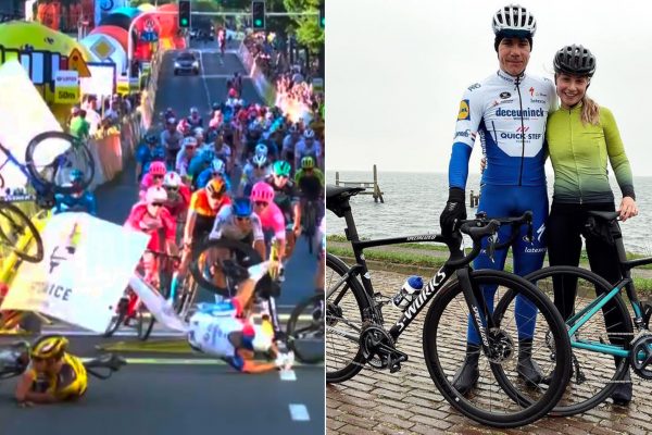 Fabio Jakobsen si prvýkrát sadol na bicykel tri mesiace po hroznom páde na pretekoch Okolo Poľska