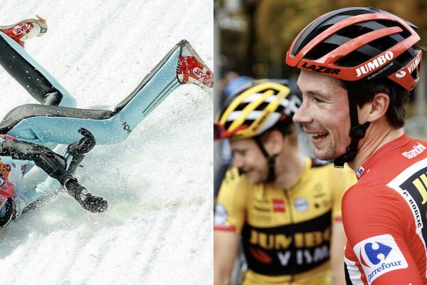 Primož Roglič: Skákal na lyžiach, po pádoch a zraneniach začal bicyklovať. Tour mu tesne ušla, Vueltu vyhral po druhýkrát