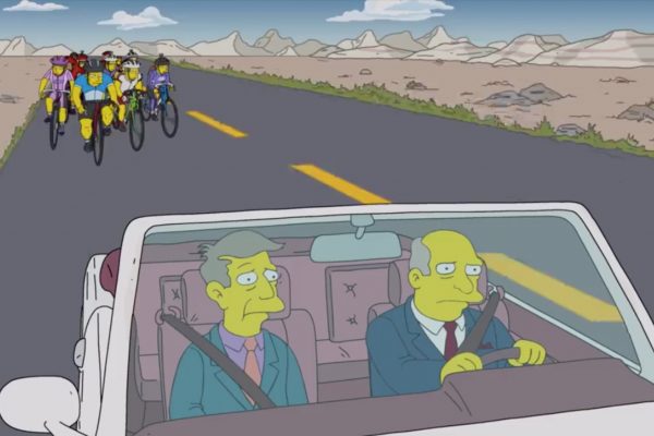 Video: V novom diele Simpsonovcov si poriadne uťahujú z cestných cyklistov