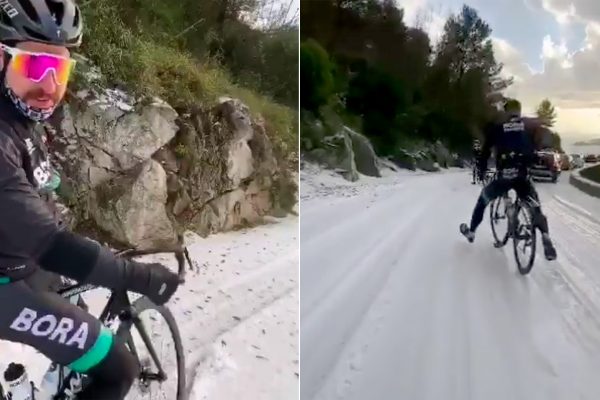  Video: „Tak toto som v Monaku ešte nikdy nezažil,“ odkazuje Peter Sagan zo zasnežených ciest