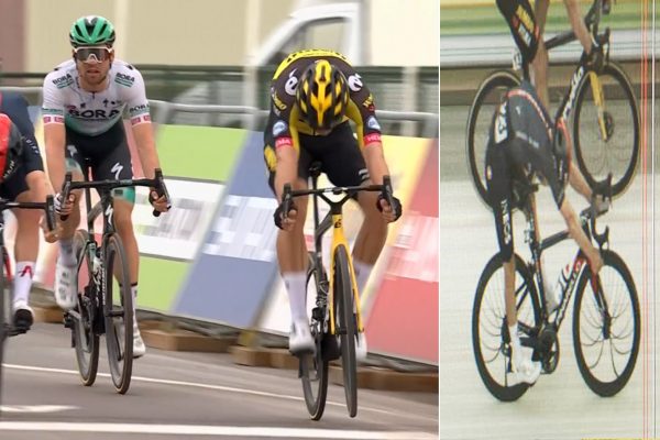  Video: Wout van Aert vyhral Amstel Gold Race iba pár milimetrov pred Pidcockom