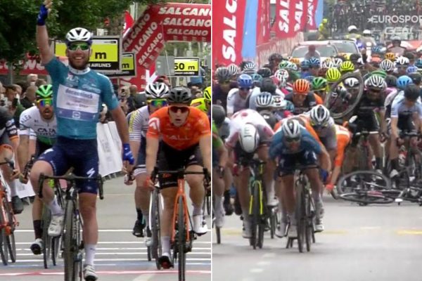  Tretí deň, tretia výhra Cavendisha. Záverečnému šprintu predchádzal nepríjemný hromadný pád (+video)