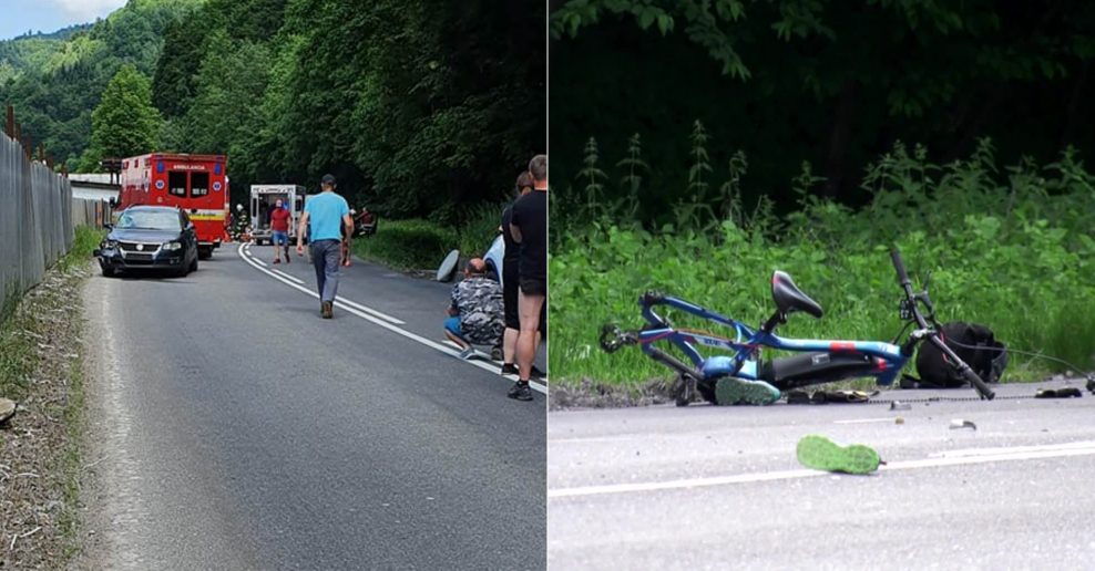 Vodič prešiel do protismeru a zrazil dvoch cyklistov. Tragickú nehodu neprežila matka, dieťa bojuje o život