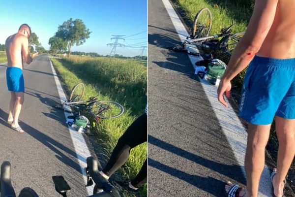 Vodič zrazil cyklistu na prehľadnej ceste a z miesta ušiel