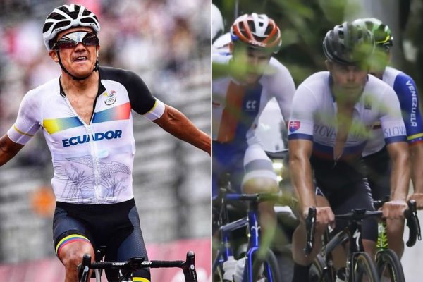 Carapaz vyhral zlato na Olympiáde v Tokiu, Juraj Sagan išiel 180km v úniku