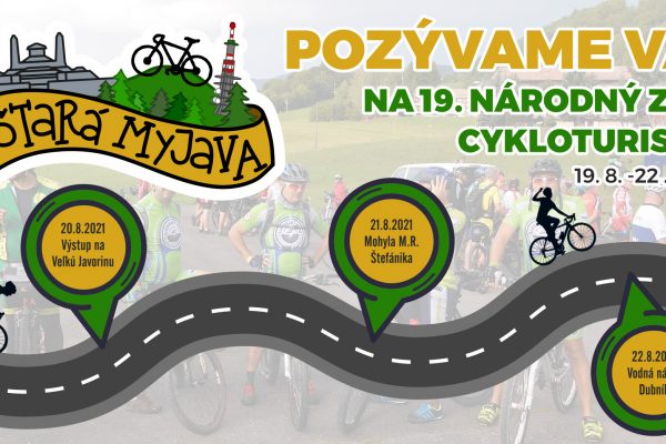 Pozvánka: 19. ročník Národného zrazu cykloturistov