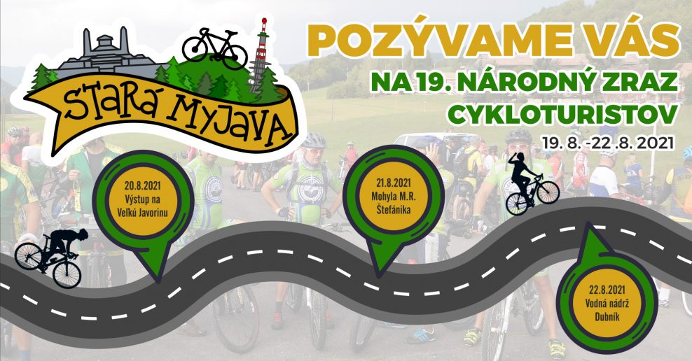 Pozvánka: 19. ročník Národného zrazu cykloturistov