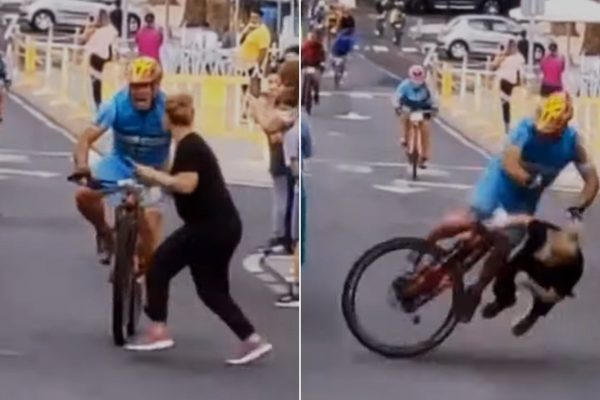  Video: Cyklista vrazil v plnej rýchlosti do diváčky, ktorá vošla na trať počas pretekov na Kanárskych ostrovoch