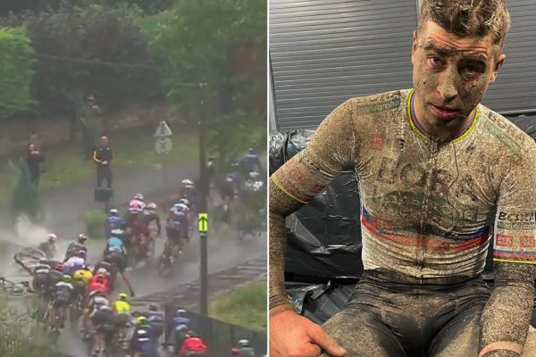  Peter Sagan nepríjemne spadol na Paríž-Roubaix, monument vyhral v náročných podmienkach Colbrelli (+video)