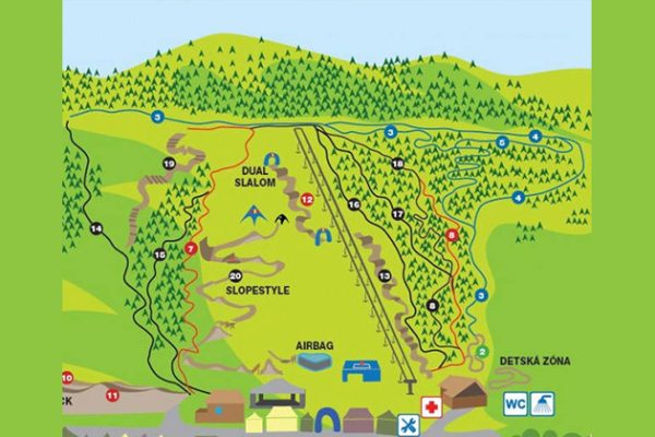 Kvíz: Dokážete spoznať slovenské bikeparky podľa orientačnej mapy?