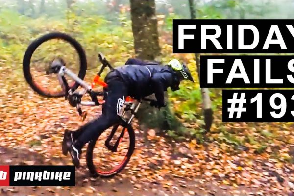  Video: Vtipné i hrozivé pády na bicykloch | Pinkbike Friday Fails #193