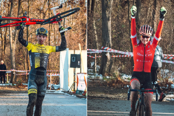 Majstrami Slovenska v cyklokrose sa stali Matej Ulík a Tereza Kurnická (+fotogaléria)