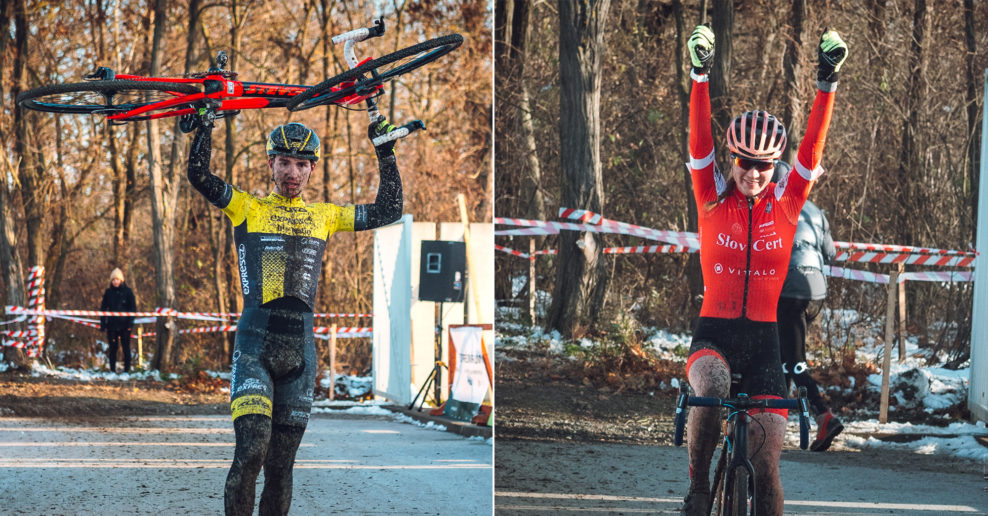 Majstrami Slovenska v cyklokrose sa stali Matej Ul&iacute;k a Tereza Kurnick&aacute; (+fotogal&eacute;ria)