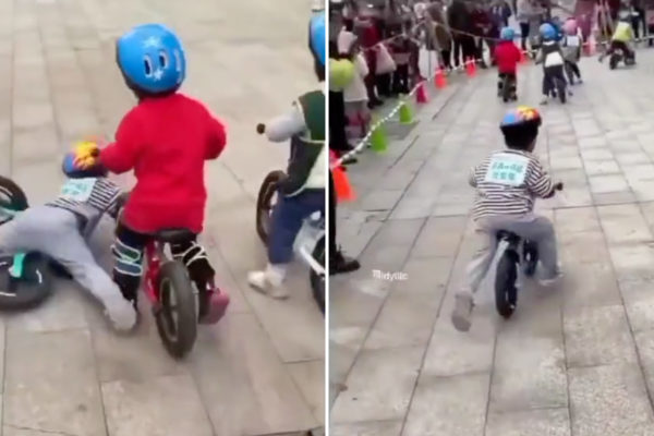  Video: Tento malý chlapec na pretekoch odrážadiel by mohol byť inšpiráciou pre mnohých cyklistov