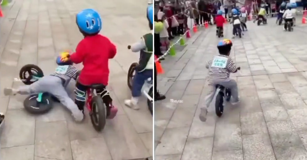  Video: Tento mal&yacute; chlapec na pretekoch odr&aacute;žadiel by mohol byť in&scaron;pir&aacute;ciou pre mnoh&yacute;ch cyklistov