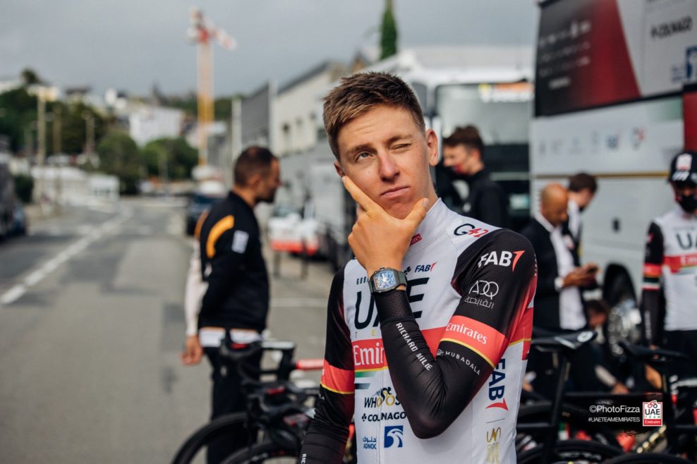 Tadej Pogačar zverejnil na Strave &scaron;ialene r&yacute;chlu jazdu a KOM na vrchol Coll de Rates