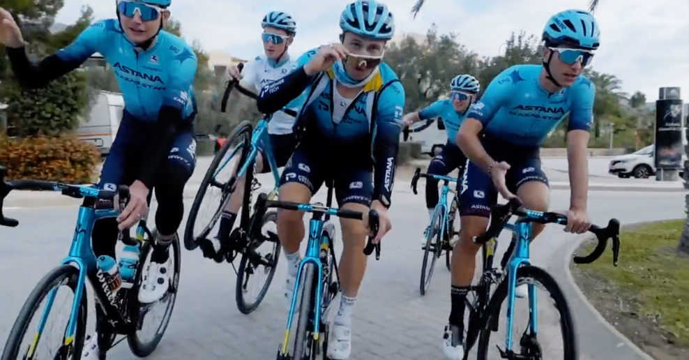  Video: Cyklistický tím Astana Qazaqstan natočil rapové video