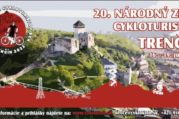 Pozvánka: 20. ročník národného zrazu cykloturistov bude v Trenčíne