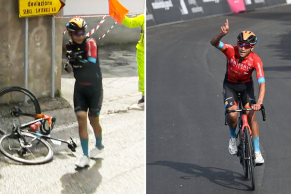  Mladý Kolumbijčan Buitrago vyhral aj napriek pádu náročnú horskú etapu na Giro d’Italia (+video)