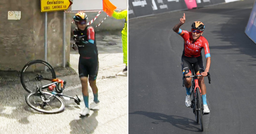  Mladý Kolumbijčan Buitrago vyhral aj napriek pádu náročnú horskú etapu na Giro d’Italia (+video)
