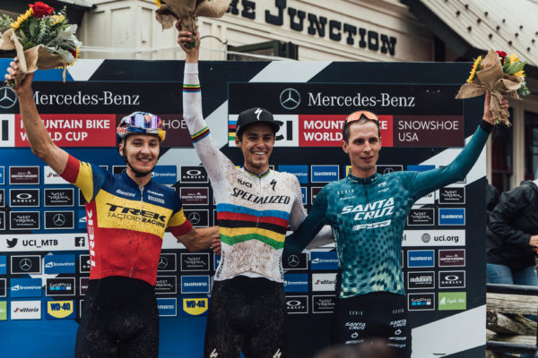 Christopher Blevins sa stal víťazom pretekov Svetového pohára v XC short track, zo žien bola najrýchlejšia Gwendalyn Gibson