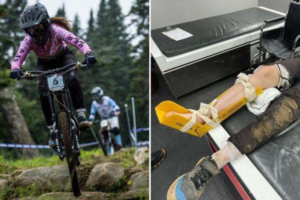 Vanesa Petrovská si zlomila nohu vo finálovej jazde Svetového pohára v Mont-Sainte-Anne