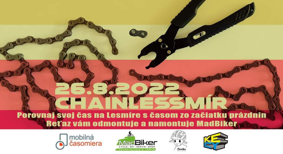 Pozvánka: Chainlessmír 2, preteky bez reťaze na košickom traile Lesmír